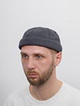 Шапка STETSON арт. 8831103 DOCKER COTTON MELANGE (темно-серый)